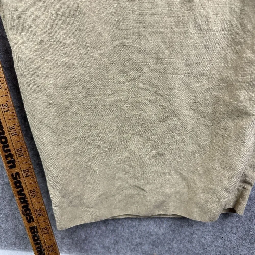 Polo Ralph Lauren Linen Silk Blend Pants Mens 48B Big Preppy Coastal Trouser*